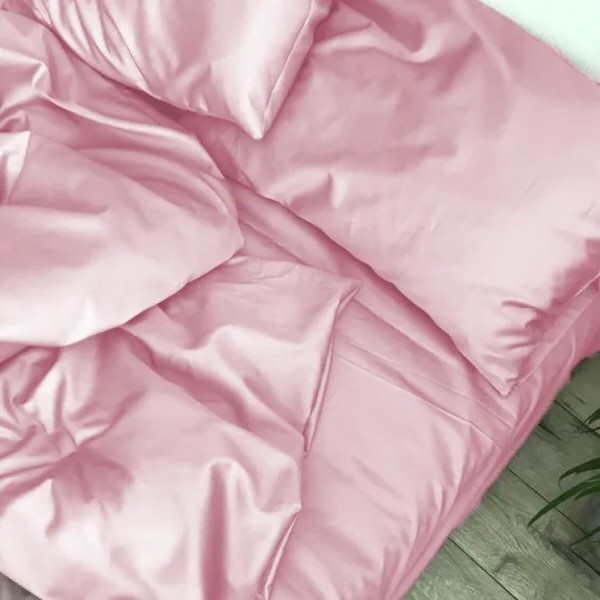 Фото - Комплект постельного белья детский MirSon Satin Light Pro 10-003 Pink 110х140 (2200010169997)